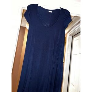 Navy Blue Hollister T-Shirt Minidress